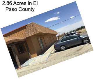 2.86 Acres in El Paso County