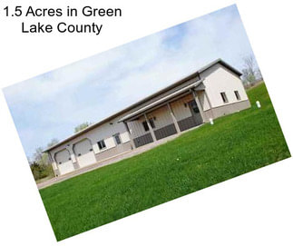 1.5 Acres in Green Lake County