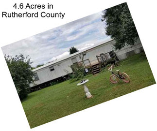 4.6 Acres in Rutherford County