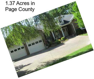 1.37 Acres in Page County