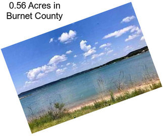 0.56 Acres in Burnet County