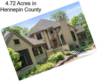 4.72 Acres in Hennepin County