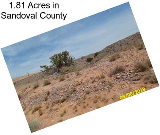 1.81 Acres in Sandoval County