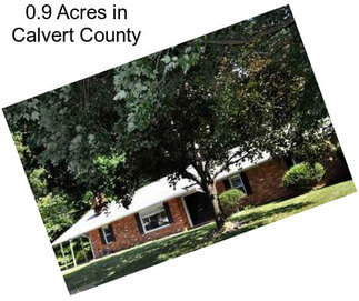 0.9 Acres in Calvert County