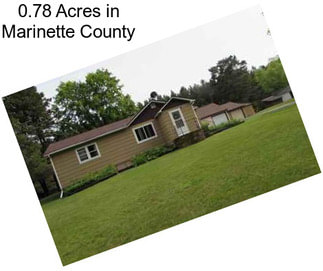 0.78 Acres in Marinette County