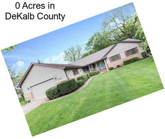 0 Acres in DeKalb County