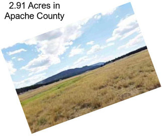 2.91 Acres in Apache County