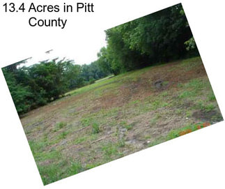13.4 Acres in Pitt County