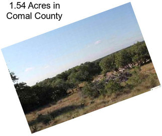 1.54 Acres in Comal County