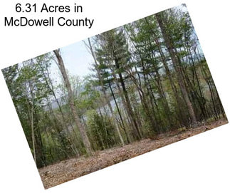 6.31 Acres in McDowell County