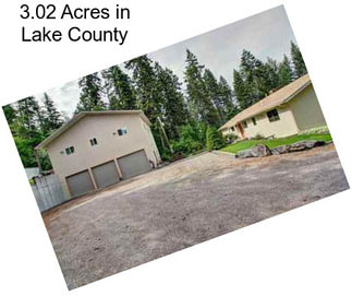 3.02 Acres in Lake County