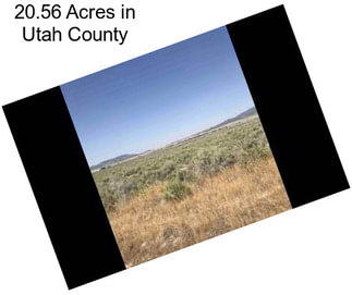 20.56 Acres in Utah County