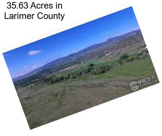 35.63 Acres in Larimer County