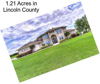 1.21 Acres in Lincoln County