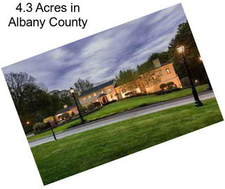 4.3 Acres in Albany County