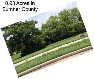 0.93 Acres in Sumner County