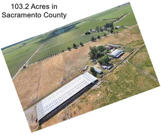 103.2 Acres in Sacramento County