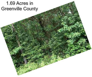 1.69 Acres in Greenville County