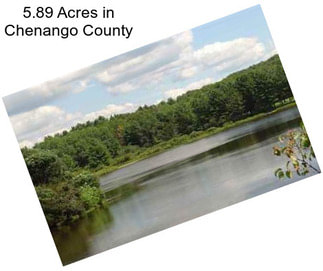 5.89 Acres in Chenango County