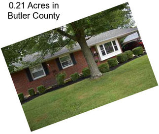 0.21 Acres in Butler County