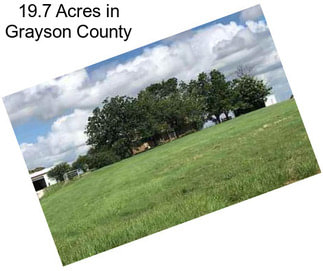 19.7 Acres in Grayson County