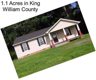 1.1 Acres in King William County