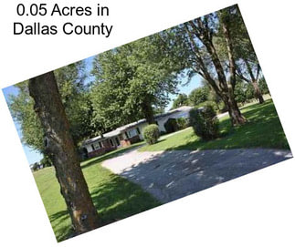 0.05 Acres in Dallas County