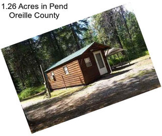 1.26 Acres in Pend Oreille County