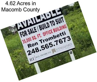 4.62 Acres in Macomb County