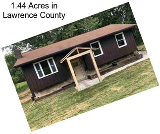 1.44 Acres in Lawrence County