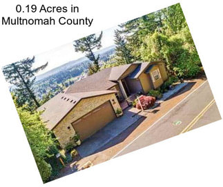 0.19 Acres in Multnomah County