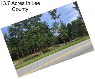 13.7 Acres in Lee County