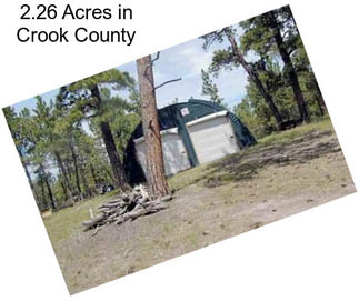 2.26 Acres in Crook County