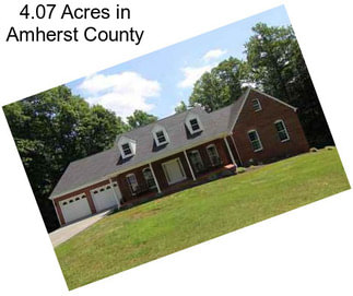 4.07 Acres in Amherst County