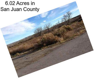 6.02 Acres in San Juan County