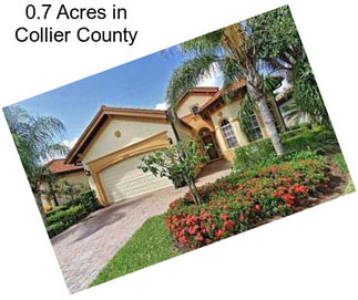 0.7 Acres in Collier County