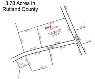 3.78 Acres in Rutland County