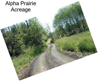 Alpha Prairie Acreage