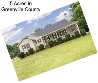 5 Acres in Greenville County