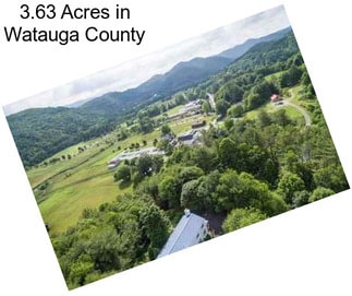 3.63 Acres in Watauga County