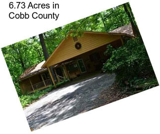 6.73 Acres in Cobb County