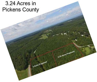 3.24 Acres in Pickens County
