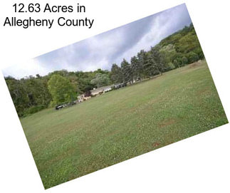 12.63 Acres in Allegheny County