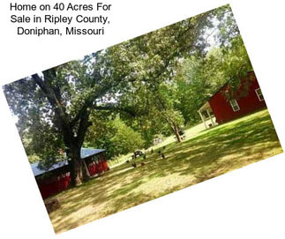 Home on 40 Acres For Sale in Ripley County, Doniphan, Missouri