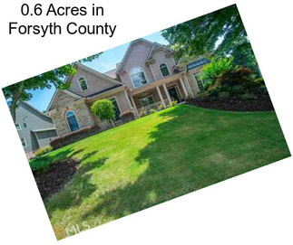 0.6 Acres in Forsyth County