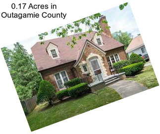 0.17 Acres in Outagamie County