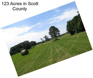 123 Acres in Scott County