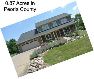 0.87 Acres in Peoria County