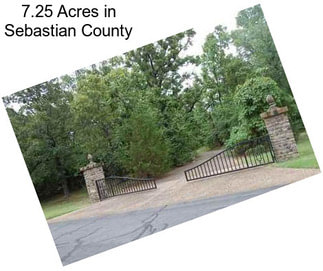 7.25 Acres in Sebastian County