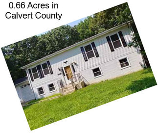 0.66 Acres in Calvert County